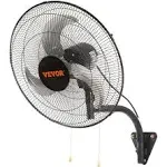 VEVOR Wall Mount Fan 20 in. 3-Speed High Velocity Max. 4650 CFM Oscillating Industrial Wall Fan for Warehouse