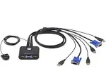 ATEN CS22U 2 Port USB Cable KVM Switch