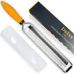 Deiss Pro Citrus Zester & Cheese Grater Parmesan Cheese Lemon, Ginger, Garli