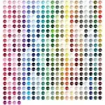 ARTDOT Beads for Diamond Painting Accessories, 89000 Pieces 445 Colors Round Bea