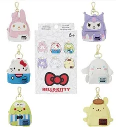 Loungefly Sanrio Hello Kitty 50th Anniversary Mystery Box Mini Backpack Keychain