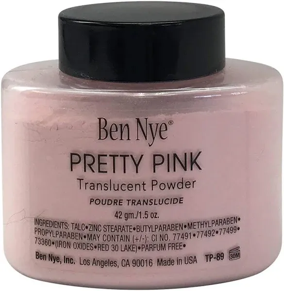 Ben Nye Pretty Pink Powder - 3oz / 85g Translucent Powder