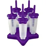 Tovolo Star Pop Molds Purple Set of 6 Ice Pop Mold NEW A21