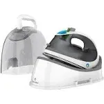 SF-760 Portable Cordless Steam Iron with Carrying Case, White