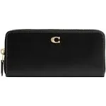 Coach Women's Essential Slim Accordion Zip Leather Wallet