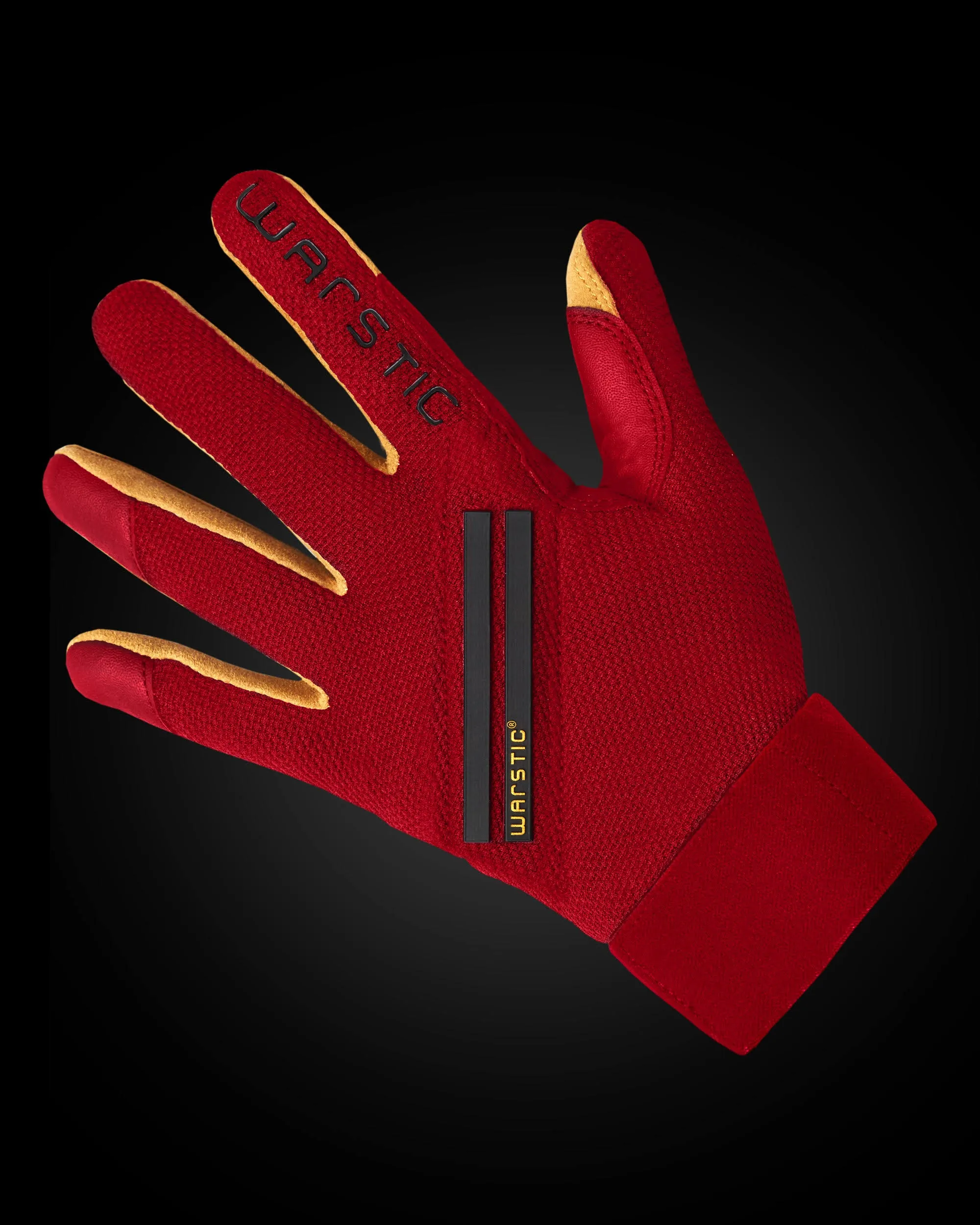 Warstic Workman3 Red/Black Youth Batting Gloves