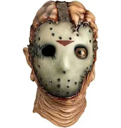 Jason Goes to Hell Adult Mask | Adult Full Head Coverage Friday The 13th Horror Movie Mask