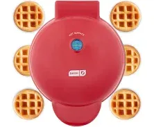 Dash Express Waffle Bite Maker - Red Brand New