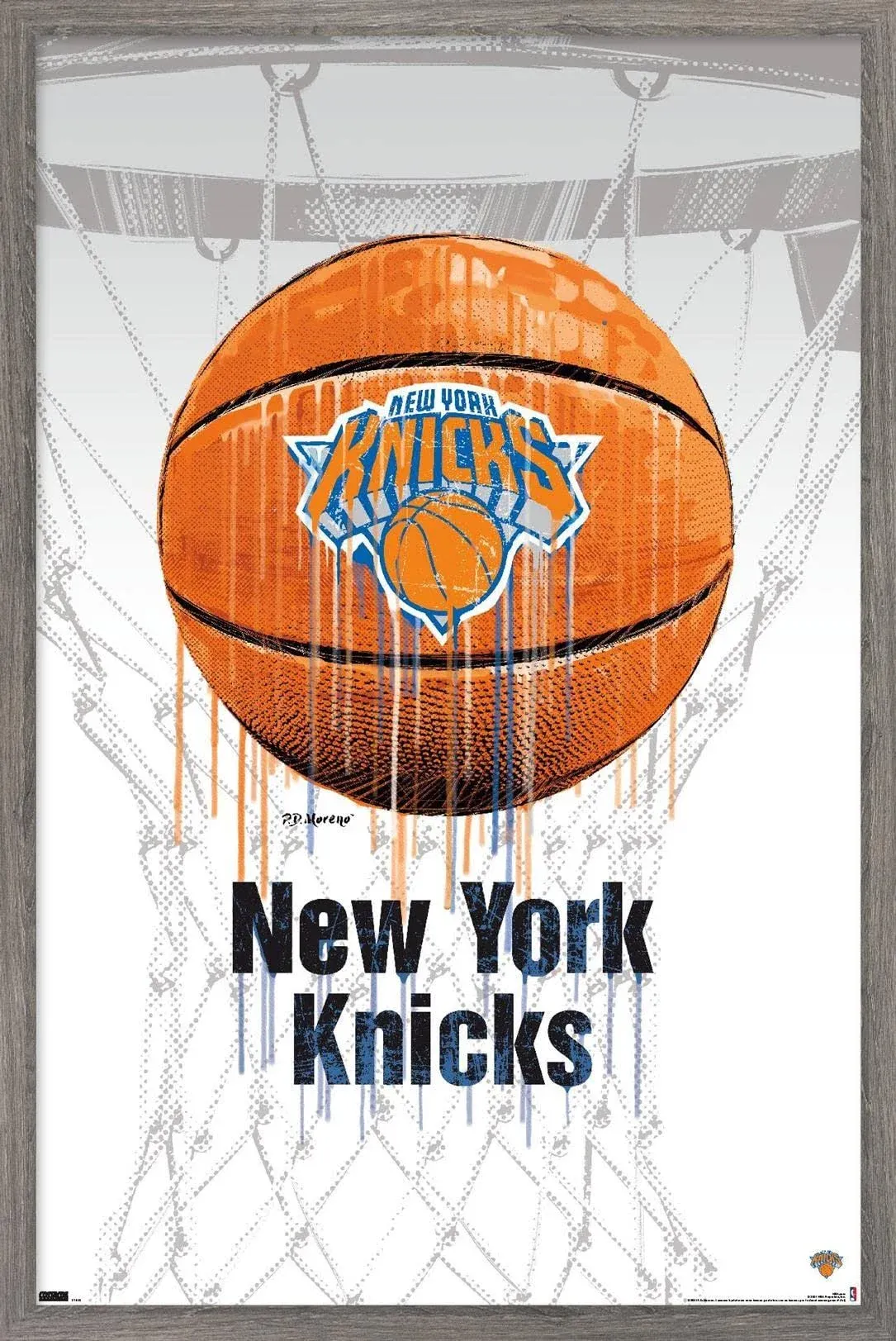 NBA New York Knicks - Drip Basketball 21 Wall Poster, 22.375 inch x 34 inch ...