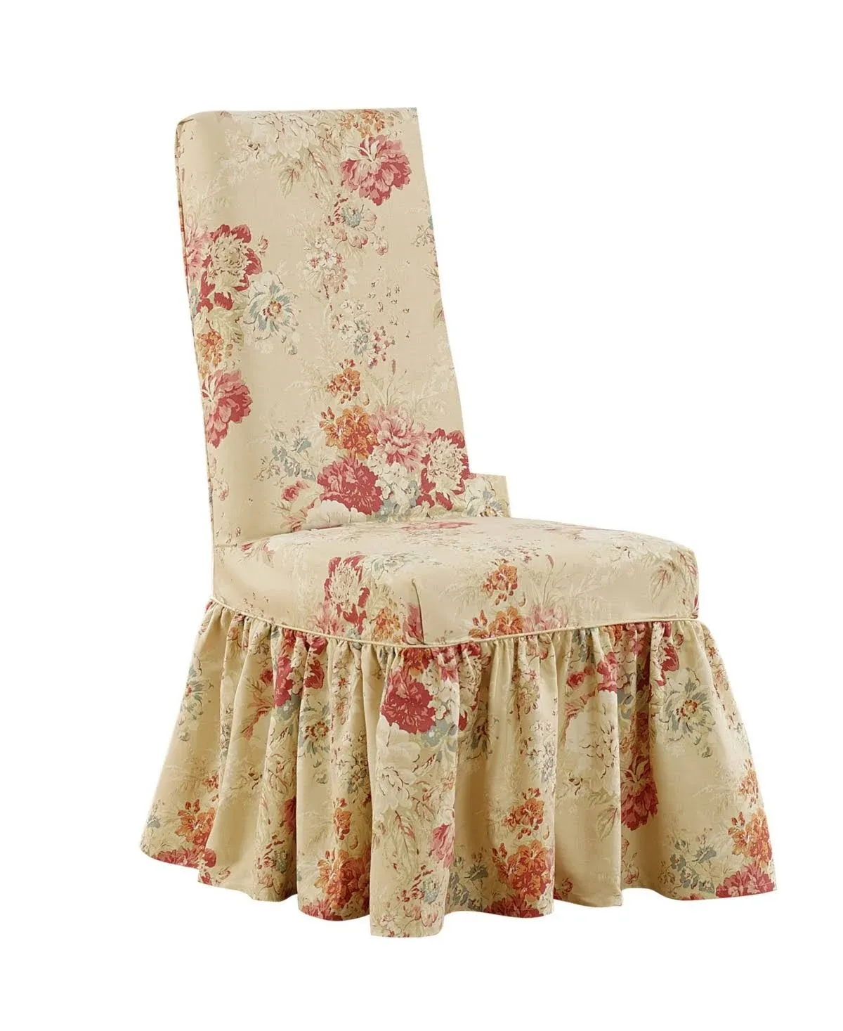 Sure Fit Ballad Bouquet by Waverly Slipcover (Blush, Dining Chair)