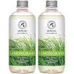 AROMATIKA Lemongrass Diffuser Refill 34 fl oz (2x17 fl oz) - Fresh & Long Lasting ...