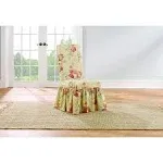 Waverly Ballad Bouquet Long Dining Chair Slipcover