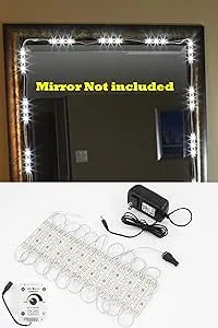 MAKE UP MIRROR LED LIGHT FOR VANITY MIRROR with dimmer and UL power supply eco series