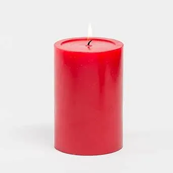 Richland 4" x Red Pillar Candle Quick Candles