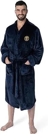 Men s The Northwest Group Navy Denver Nuggets Bathrobe