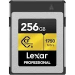 Lexar 128GB Professional CFexpress Type B Gold Series Memory Card