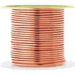 Mandala Crafts Anodized Aluminum Wire for Sculpting, Armature, Jewelry Making, Gem Metal Wrap, Garden, Colored and Soft, 1 Roll(14 Gauge, Copper Tone)