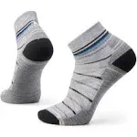 Smartwool Hike Light Cushion Pattern Ankle Socks - Large / Light Gray