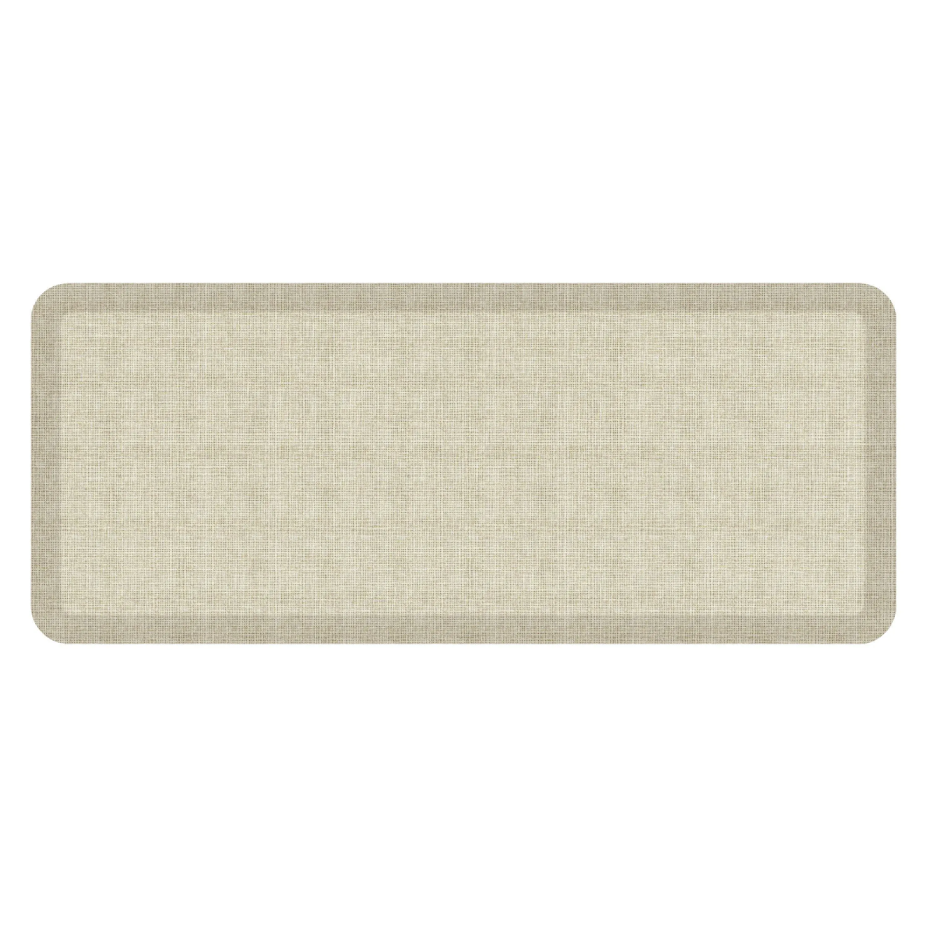 GelPro NewLife Designer Comfort Kitchen Floor Mat 20x48 Tweed Antique White, Size: 20 inch x 48 inch