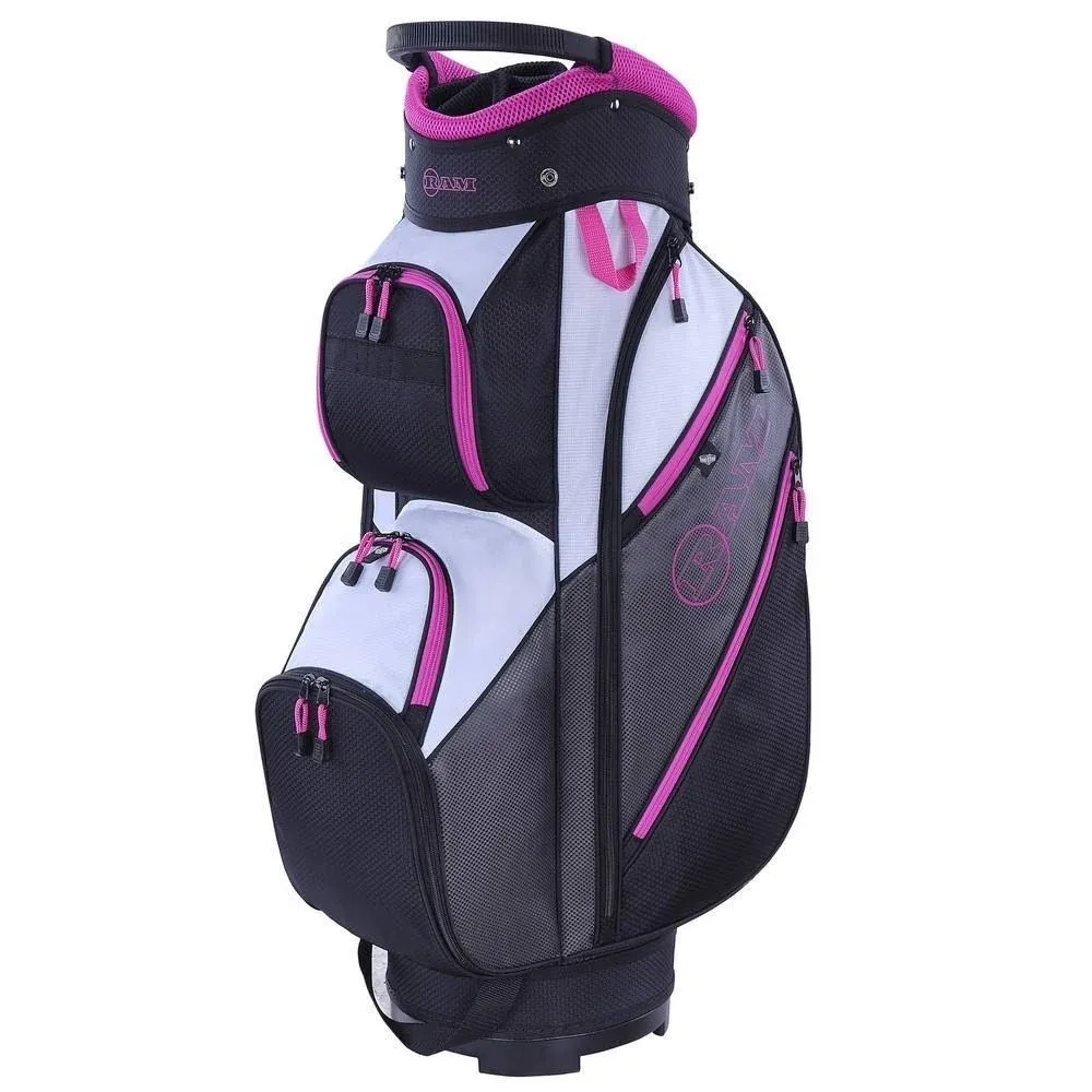 Ram Golf Lightweight Ladies Cart Bag with 14 Way Dividers