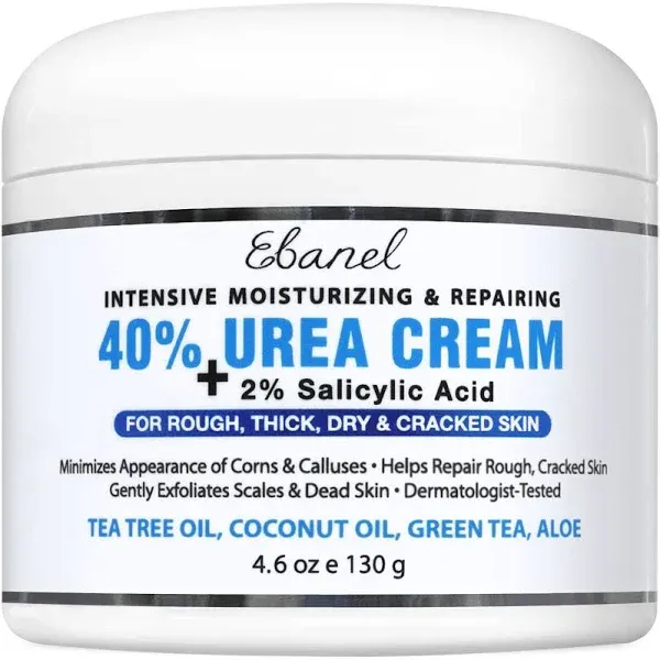 Urea Cream 40% Plus Salicylic Acid 4.6 Oz, Callus Remover Hand Cream Foot Cream