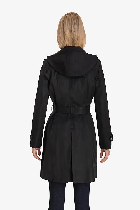 LONDON FOG Women's Double Breasted Trenchcoat