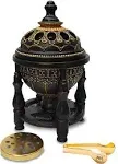  Charcoal Incense Burner - Bakhoor Burner, Oud Frankincense Resin Burner - For