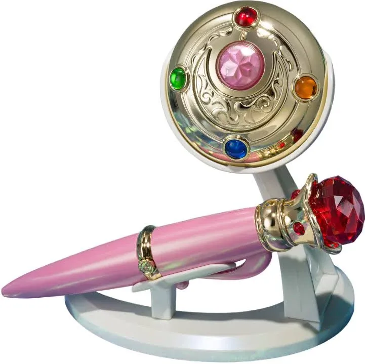 Bandai Sailor Moon Transformation Brooch & Disguise Pen Set Brilliant Color Edition Proplica