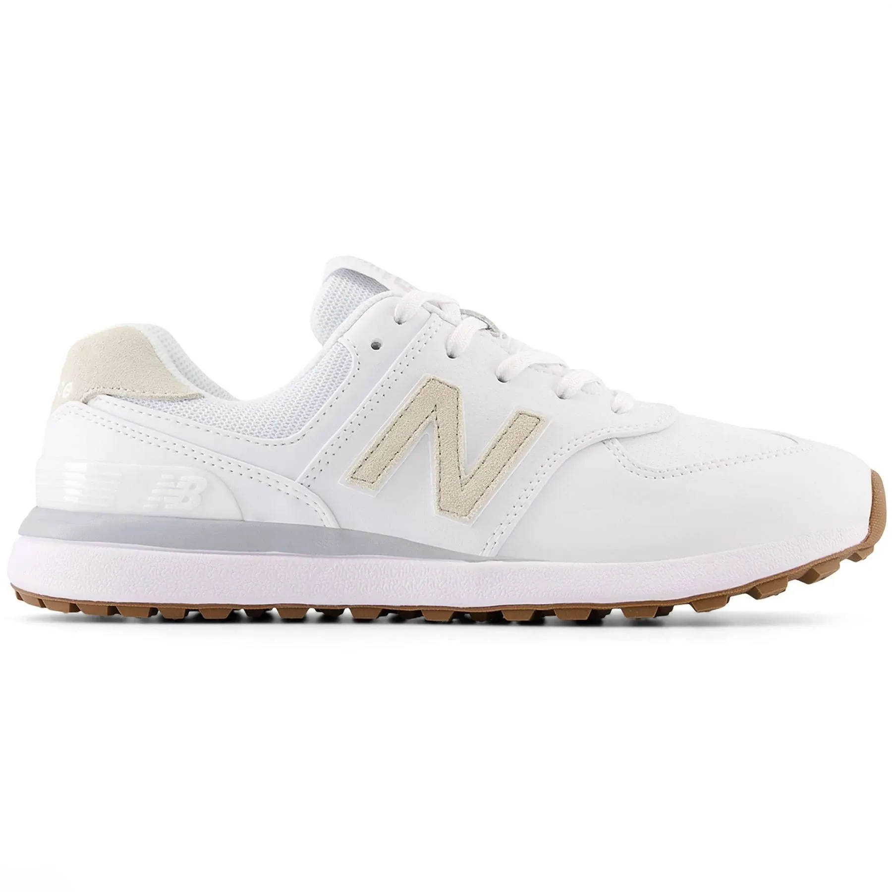 New Balance Women's 574 Greens V2 Golf Shoes - White (Size 9)