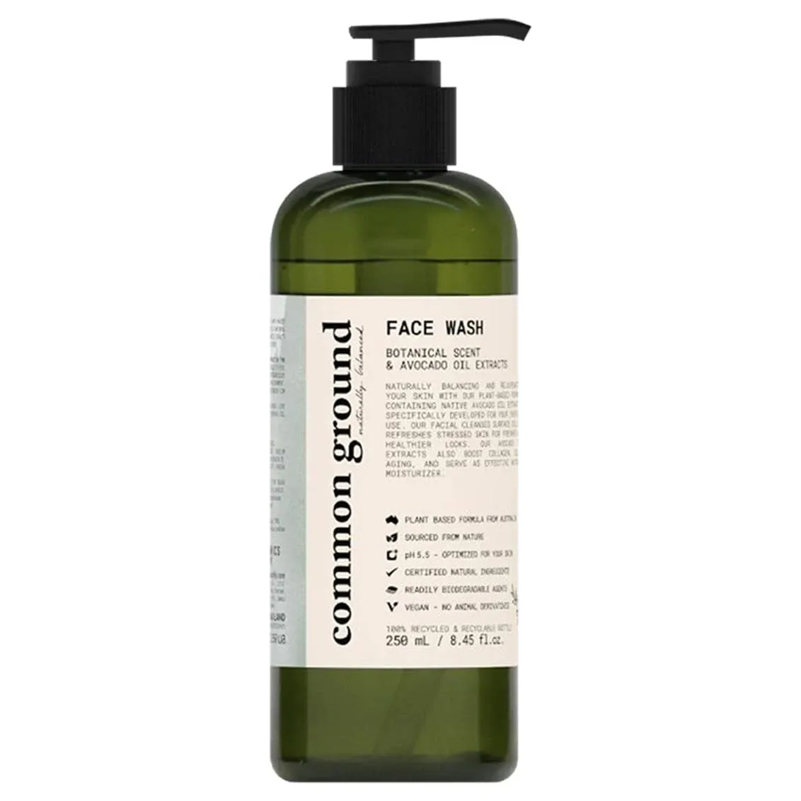 Common Ground Natural Face Wash with Avocado Oil Extracts