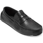 Cole Haan Men's Grand Laser Penny Driver Shoes - Black | Size 7