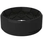 Groove Life Zeus Edge Midnight Black Silicone Ring 13