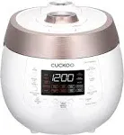 Rice Cooker &amp; Warmer CUCKOO 6-Cup Twin Pressure CRP-RT0609FB 12 Menu Opt