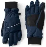 Lands' End Men's Squall Waterproof Gloves - Large - Radiant Navy