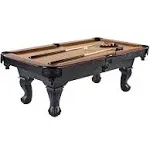 "Barrington Billiards 7.5' Drop Pocket Table w/Pool Ball & Cue Stick Set (Used)"