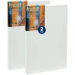 Practica Stretched Cotton Canvas 12"x24" (Pack of 2)