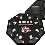 Trademark Poker Texas Traveller Table Top 300 Chip Travel Set