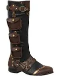 Ellie Men's Steampunk Boots, Size: Medium, Brown