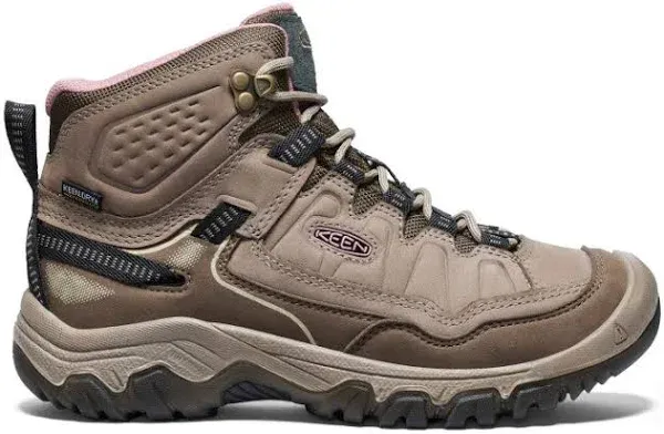 Keen Women's Targhee IV Waterproof Hiking Boot in Brindle Nostalgia Rose