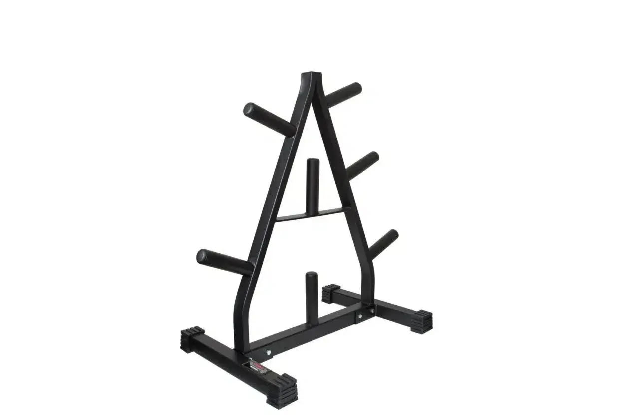 York Barbell 69036 Olympic A-Frame Plate Tree - Black