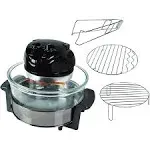 NutriChef PKCOV45 1000W Air Fryer, Roaster Oven, Bake, Grill, Steam 18 Quar (E31