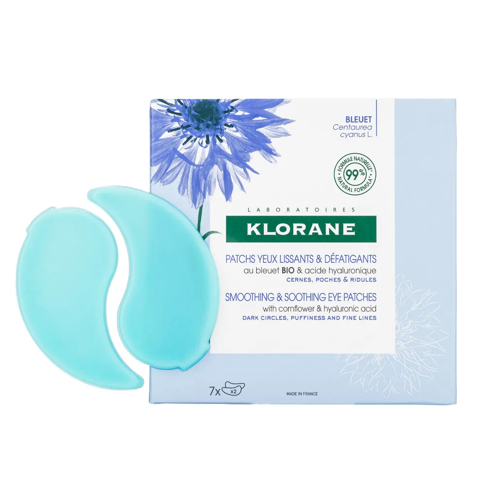 Klorane Smoothing & Soothing Eye Patches with Cornflower