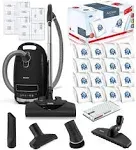 Miele Complete C3 Kona HEPA Canister Vacuum Cleaner with SEB228 Powerhead Bundle - Includes Performance Pack 16 Type GN AirClean Genuine Filterbags