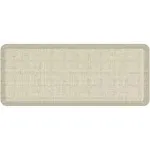 GelPro NewLife Designer Comfort Kitchen Floor Mat 20x48 Tweed Antique White, Size: 20 inch x 48 inch