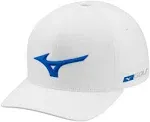 Mizuno Tour Delta Fitted Hat - White - Small/Medium