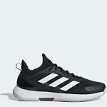 Adidas Men's Adizero Ubersonic 4.1 Tennis Shoes, Black/White/Grey