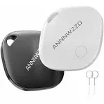 ANNNWZZD Tags 2 Pack Air Tracker Item Finders with Apple Find My (iOS Only) T...