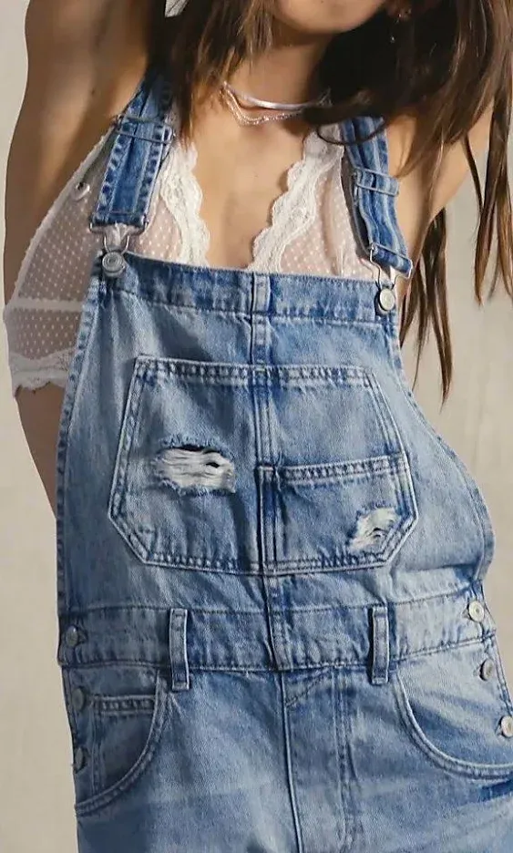 Free People womens Ziggy Denim Overall