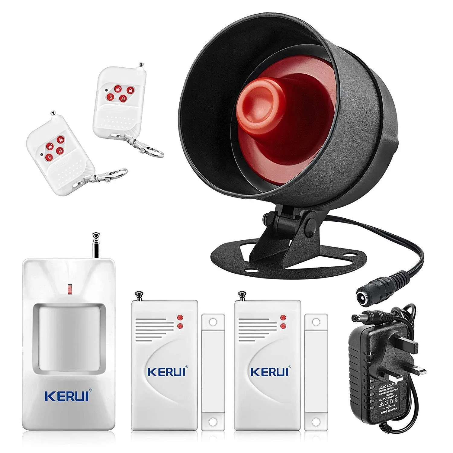 KERUI Alarm System Siren Security Remote Wireless Motion Sensor Door Home