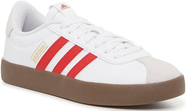 Adidas VL Court 3.0 Sneaker | Women's | White/Red | Size 8.5 | Sneakers